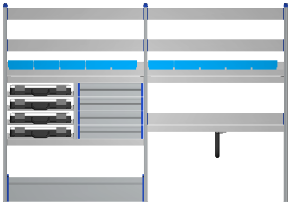 Standardmodul links IST40L-375-003CCG Kastenwagen gross L1H1