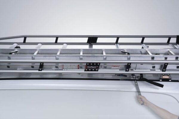 AluRack mit s-clamb Leiterarretierung
