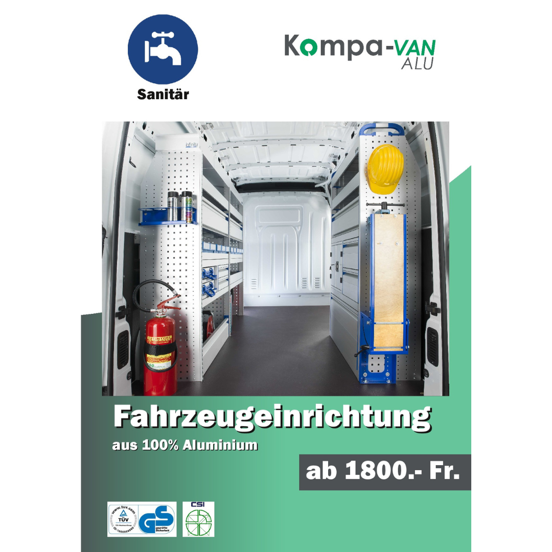 Branchenlösungen Sanitär KompaVan