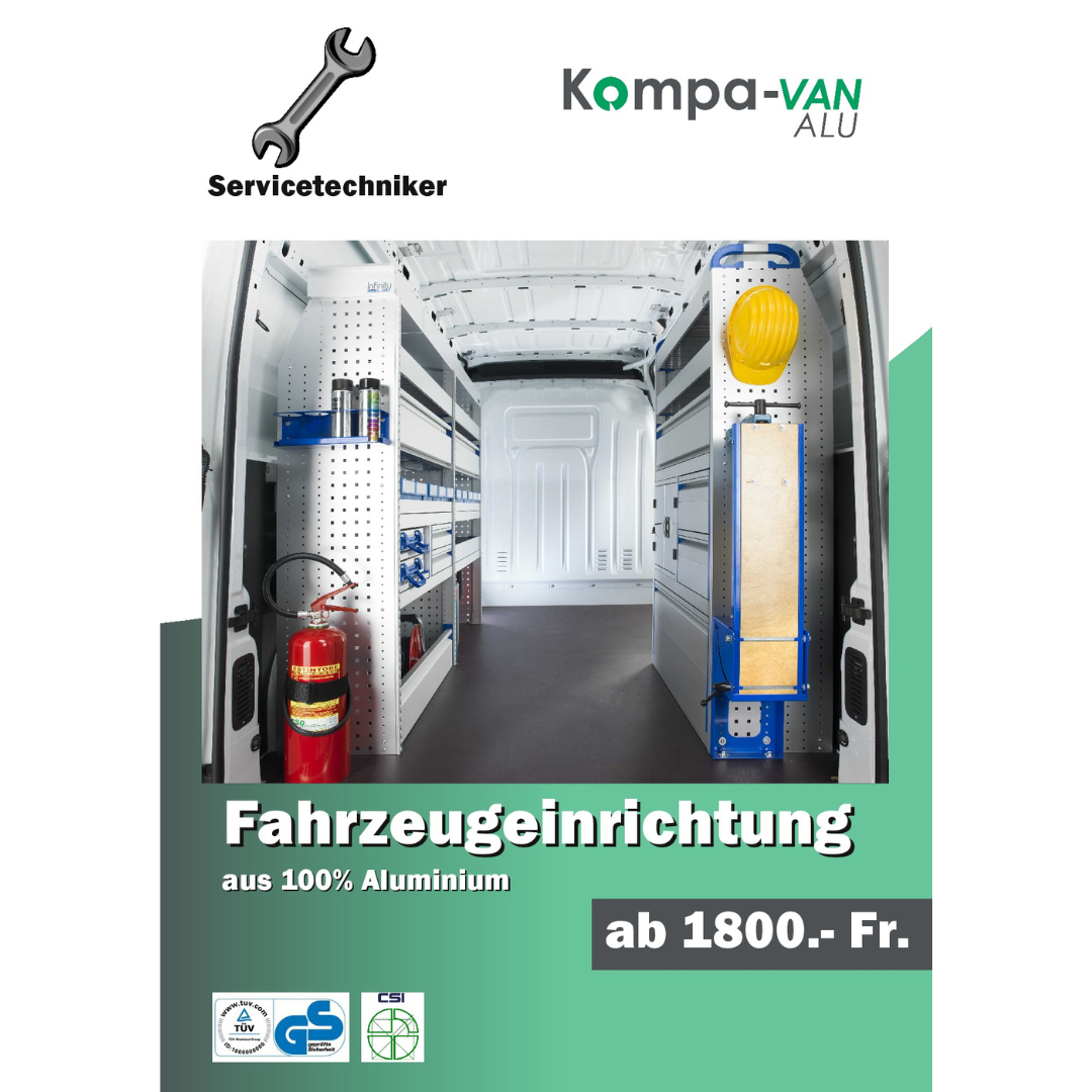 Branchenlösungen Servicetechniker KompaVan